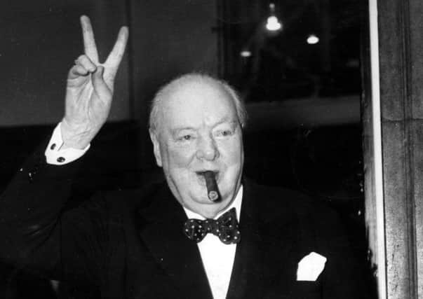 Iconic cigar smoker Sir Winston Churchill. In England cigar smokers can enjoy their habit in comfort. Picture: PA