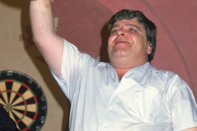 Jocky Wilson: £20,000 cheque. Picture: Getty