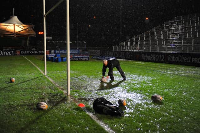 Torrential rain washed out the 1872 Cup clash between Glasgow and Edinburgh. Picture: Robert Perry