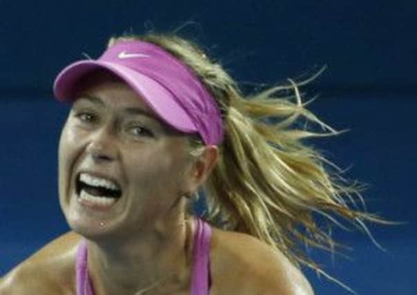 Maria Sharapova lost in straight sets. Picture: Reuters