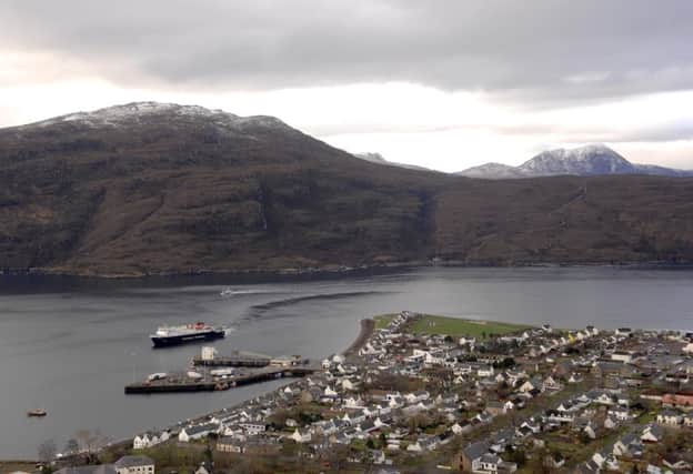 The dramatic view over Ullapool where the Knockan Crag project is located. Picture: Ian Rutherford