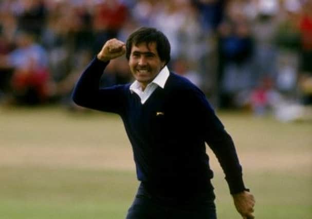 Seve Ballesteros winning the 1984 Open at  St Andrews. Picture: Allsport/Getty