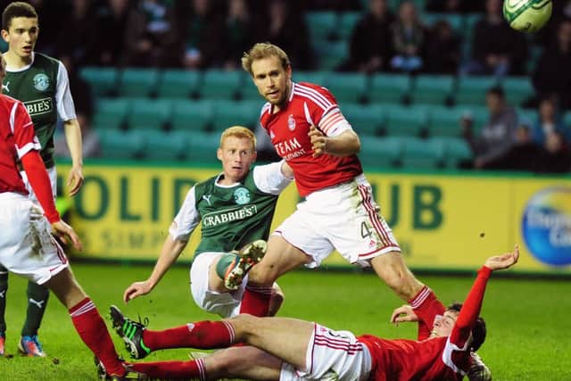 Russell Anderson says Aberdeen are dealing with the pressure.  Picture:  Ian Rutherford