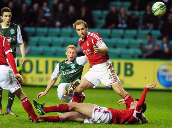 Russell Anderson says Aberdeen are dealing with the pressure.  Picture:  Ian Rutherford
