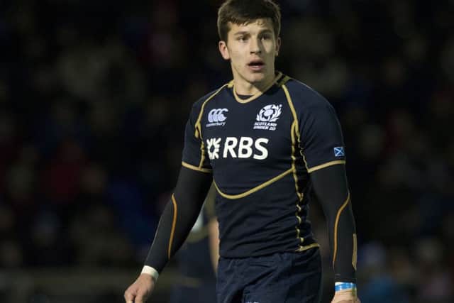 Tommy Allan, seen here playing for the Scotland U20 side, will play Test rugby for Italy. Picture: SNS