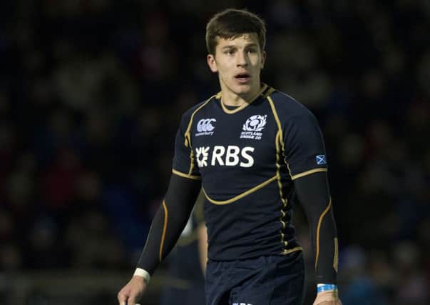 Tommy Allan, seen here playing for the Scotland U20 side, will play Test rugby for Italy. Picture: SNS
