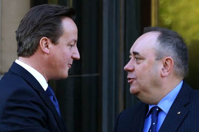 David Cameron and Alex Salmond. Picture: PA