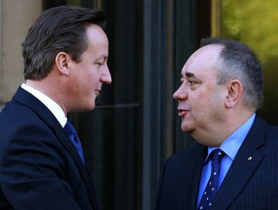 David Cameron and Alex Salmond. Picture: PA
