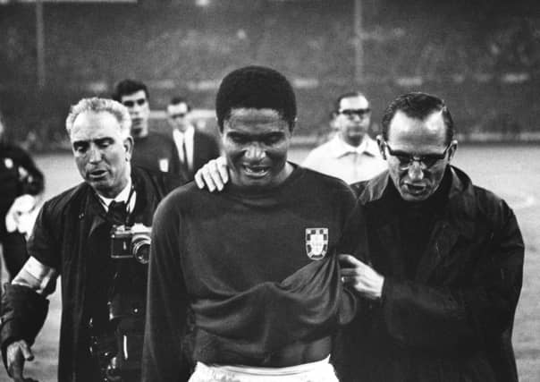 Portuguese football legend Eusebio. Picture: Getty