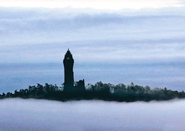 The Wallace Monument above Bridge of Allan. Picture: Robert Perry