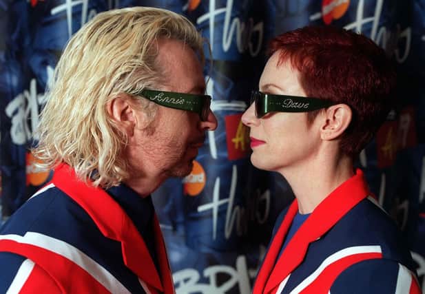 Dave Stewart and Annie Lennox of The Eurythmics
