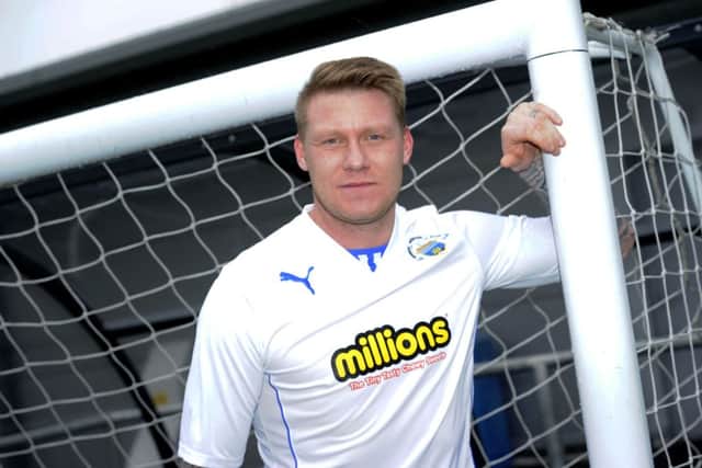 Former Hibernian striker Garry O'Connor was unveiled by Morton today. Picture: SNS