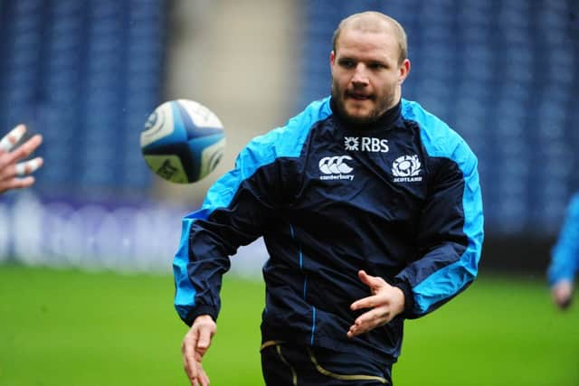 Euan Murray is a doubt for Scotland's Six Nations campaign. Picture Ian Rutherford