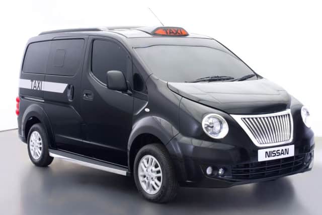 Nissan hopes their new taxi will replace London's traditional black cabs. Picture: AFP/Getty