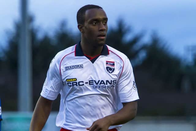 Jordan Slew made his debut for Ross County against Inverness. Picture: SNS