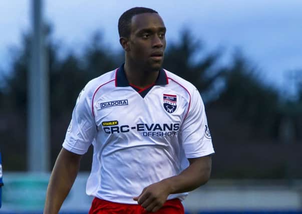 Jordan Slew made his debut for Ross County against Inverness. Picture: SNS