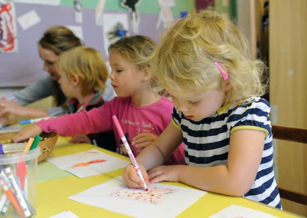 The 'discriminatory' nature of the provision of free nursery care has been called 'unacceptable' by the Scottish Conservatives. Picture: Ian Rutherford