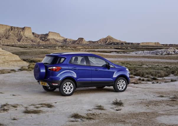 Don't let the 4x4 looks fool you - the Ford EcoSport is strictly front-wheel drive.