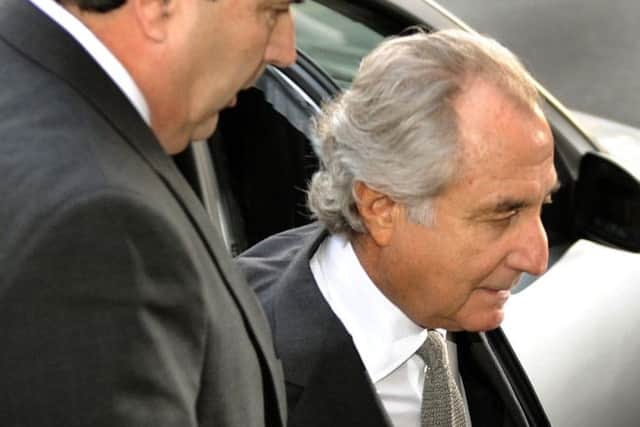 Bernard Madoff jailed for the largest known Ponzi scheme. Picture: Getty