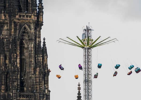 The Star Flyer was one of the centrepieces of Edinburgh's Christmas. Picture: Ian Georgson