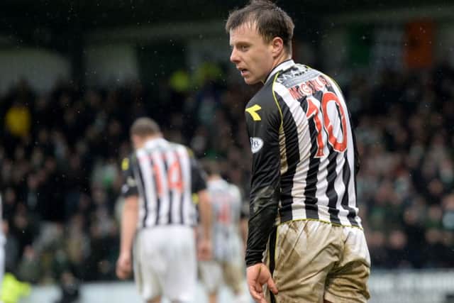 St Mirren footballer Paul McGowan faces sentencing for assaulting two police officers. Picture: SNS