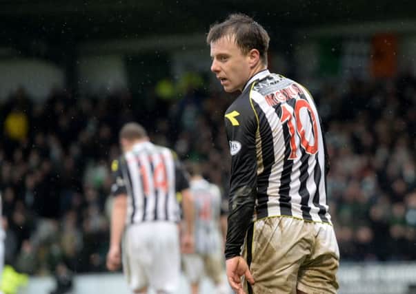 St Mirren footballer Paul McGowan faces sentencing for assaulting two police officers. Picture: SNS