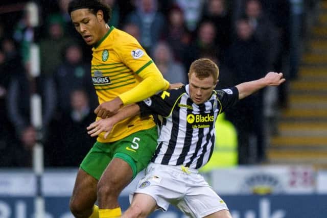 Virgil van Dijk, right, is being monitored by scouts from Arsenal and Manchester City. Picture: SNS