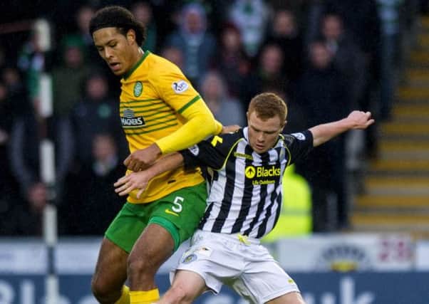 Virgil van Dijk, right, is being monitored by scouts from Arsenal and Manchester City. Picture: SNS