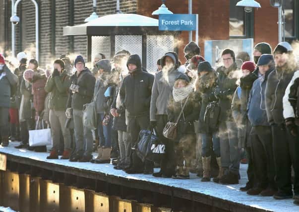 Commuters in Illinois. Picture: Getty