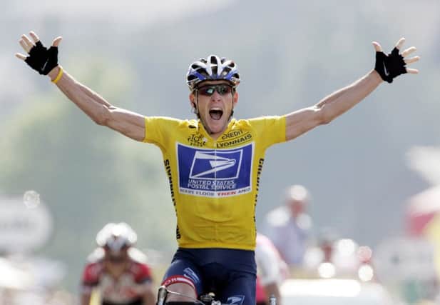 Lance Armstrong at the 2004 Tour de France, where USADA found systematic doping. Picture: Reuters