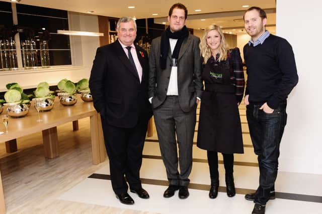 Waitrose boss Mark Price, left, praised the chains partners. Picture: Getty