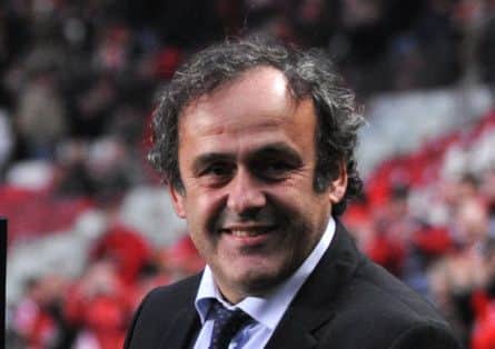Michel Platini: Anger at Valcke. Picture: Getty