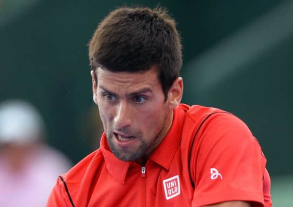 Novak Djokovic: Defending title. Picture: Getty