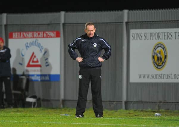 Morton manager Kenny Shiels watched his team lose 2-0 last time out. Picture: Robert Perry