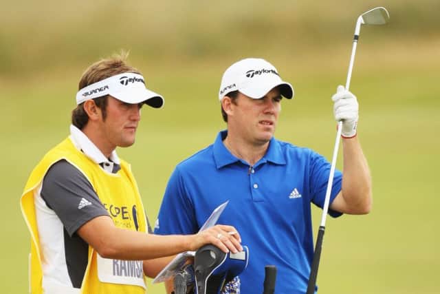 Mark Crane, pictured here with Richie Ramsay . Picture: Getty