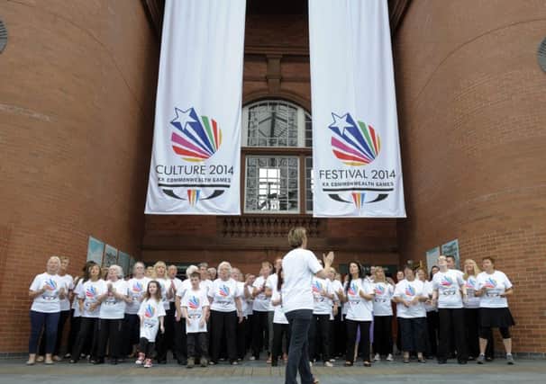 The Big Big Sing will be a centrepiece of the Glasgow 2014 cultural programme. Picture: Sandy Young