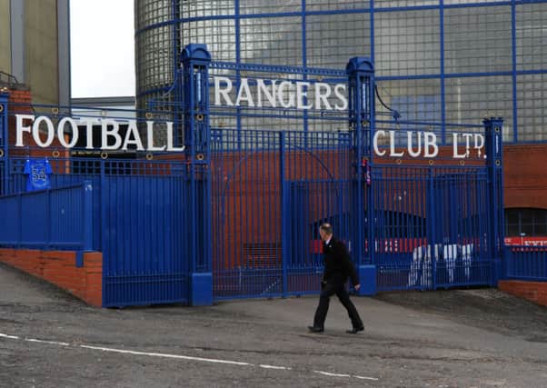 Rangers has seen its value slashed by more than 16 million pounds since September. Picture: Robert Perry