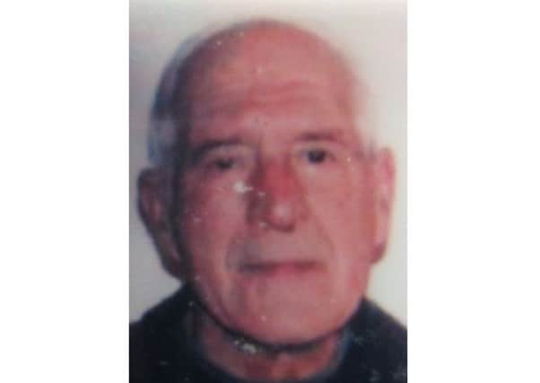 A police handout of missing pensioner William Elder. Picture: Contributed
