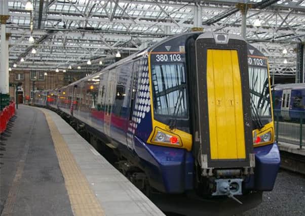 Just 57.1 per cent of ScotRail trains arrived on time last year, figures show. Picture: Contributed