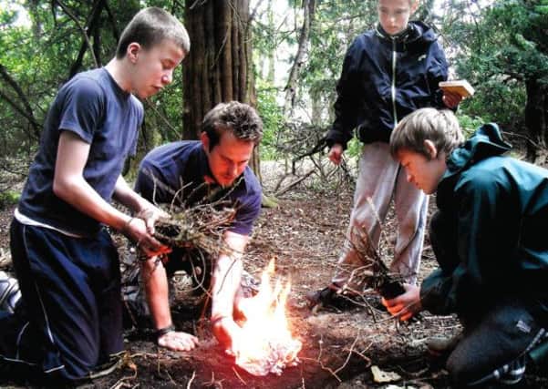 Youngsters from the Green Shoots environmental education scheme. Picture: AP