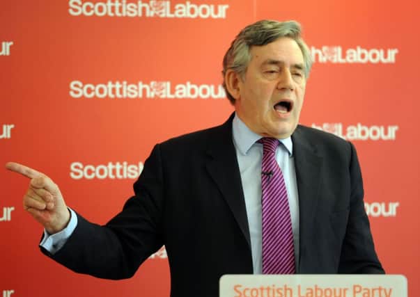 Former Prime Minister Gordon Brown. Picture: Ian Rutherford