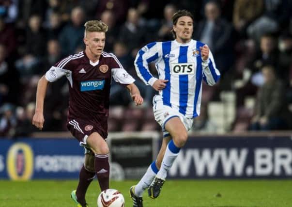 Adam King in action for Hearts. Picture: Ian Georgeson