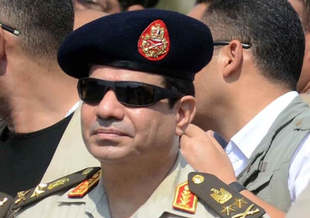 Egyptian army chief Abdel Fattah al-Sisi. Picture: AFP/Getty