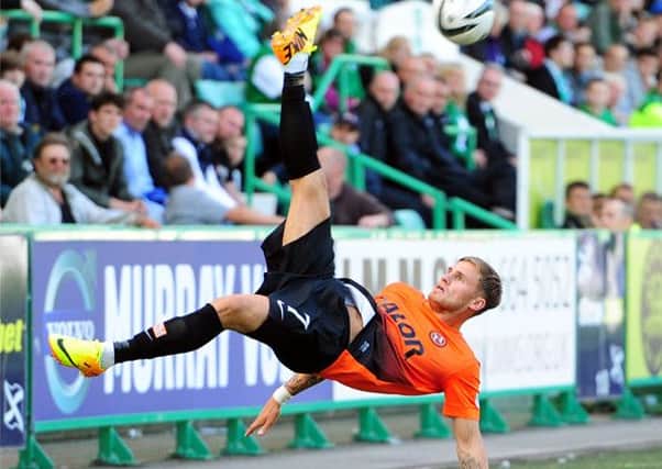 David Goodwillie returned to Dundee Utd but Stephen Thompson called the loan spell a 'disappointment'. Picture: Ian Rutherford