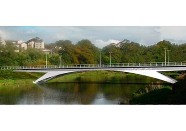 An artist's impression of the new bridge. Picture: Complimentary