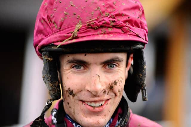Aidan Coleman celebrates another double for trainer Venetia Williams at Plumpton. Picture: Getty