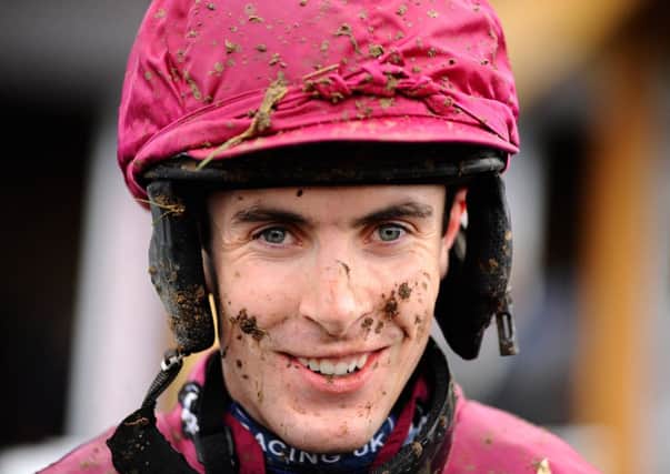 Aidan Coleman celebrates another double for trainer Venetia Williams at Plumpton. Picture: Getty