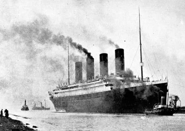 The Titanic, pictured in 1912. The Chinese firm want to create a life-size replica. Picture: Complimentary