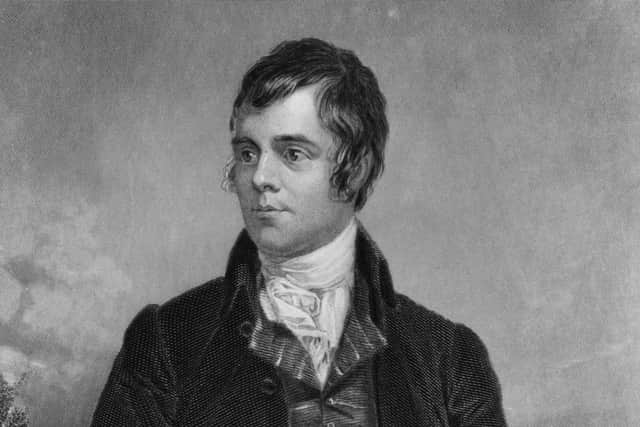 Robert Burns. Picture: Getty