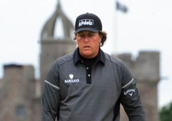Phil Mickelson will play the Royal Aberdeen course for the first time. Picture: Jane Barlow